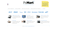 Desktop Screenshot of pcmart.cz