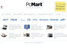 Tablet Screenshot of pcmart.cz